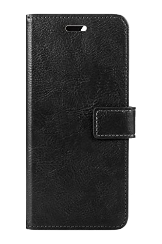 BASEY Hülle für Samsung Galaxy A04s Bookcase Flip Case - Samsung Galaxy A04s Hülle Bookcase - Schwarz von BASEY