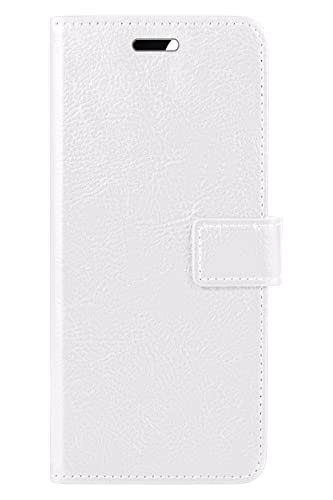 BASEY Hülle für Samsung Galaxy A23 Bookcase Flip Case - Samsung Galaxy A23 Hülle Bookcase - Weiß von BASEY