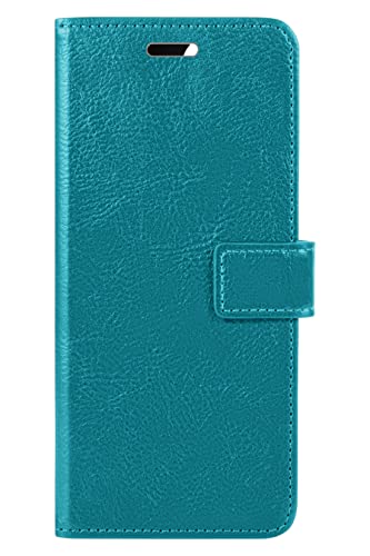 BASEY Hülle für Samsung Galaxy S23 Ultra Bookcase Flip Case - Samsung Galaxy S23 Ultra Hülle Bookcase - Türkis von BASEY