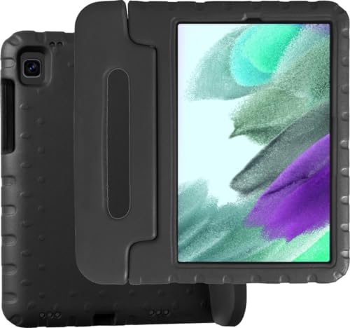 BASEY Hülle für Samsung Galaxy Tab A7 Lite Hülle Kinderfreundliche Stoßfeste Schutzhülle - Kindgerechte Samsung Galaxy Tab A7 Lite Hülle Kids Case - Schwarz von BASEY