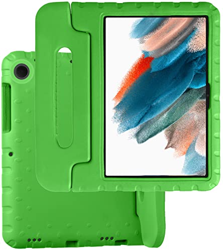 BASEY Hülle für Samsung Galaxy Tab A8 2021 Hülle Kinderfreundliche Stoßfeste Schutzhülle - Kindgerechte Samsung Galaxy Tab A8 2021 Hülle Kids Case - Grün von BASEY