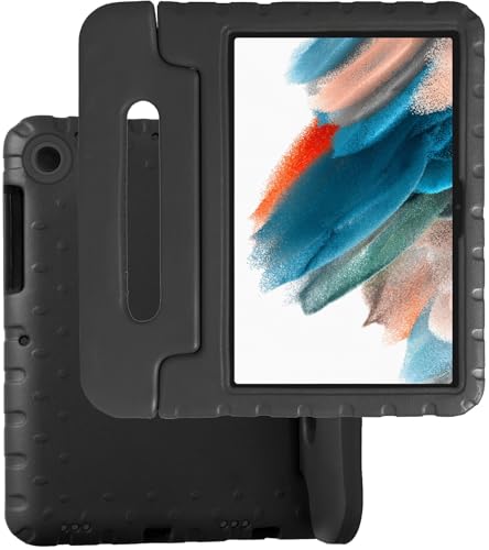 BASEY Hülle für Samsung Galaxy Tab A8 2021 Hülle Kinderfreundliche Stoßfeste Schutzhülle - Kindgerechte Samsung Galaxy Tab A8 2021 Hülle Kids Case - Schwarz von BASEY