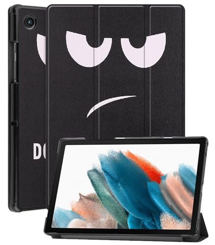 BASEY Hülle für Samsung Galaxy Tab A8 2021 Schutzhülle Hülle - Samsung Galaxy Tab A8 2021 Hartschalen-Hülle Samsung Galaxy Tab A8 2021 Tablethülle Schutz - Don't Touch Me von BASEY