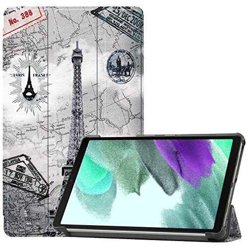 BASEY Hülle für Samsung Galaxy Tab S6 Lite Schutzhülle Hülle - Samsung Galaxy Tab S6 Lite Hartschalen-Hülle Samsung Galaxy Tab S6 Lite Tablethülle Schutz - Eiffelturm von BASEY