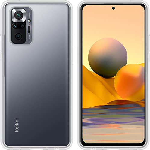 BASEY Hülle für Xiaomi Redmi Note 10 Pro Silikon Rückseiten-Cover - Xiaomi Redmi Note 10 Pro Silikonhülle - Transparent von BASEY