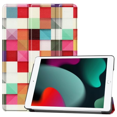 BASEY Hülle für iPad 8 10.2 (2020) Schutzhülle Hülle - iPad 8 10.2 (2020) Hartschalen-Hülle iPad 8 10.2 (2020) Tablethülle Schutz - Blöcke von BASEY