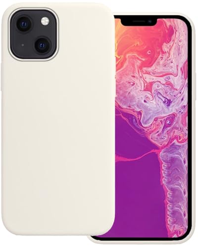 BASEY Hülle für iPhone 14 Plus Silikon Rückseiten-Cover - iPhone 14 Plus Silikonhülle - Weiß BASEY Hülle für iPhone 14 Plus Silikon Rückseiten-Cover - iPhone 14 Plus Silikonhülle - Weiß von BASEY