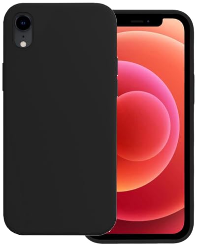 BASEY Hülle für iPhone XR Silikon Rückseiten-Cover - iPhone XR Silikonhülle - Schwarz BASEY Hülle für iPhone XR Silikon Rückseiten-Cover - iPhone XR Silikonhülle - Schwarz von BASEY