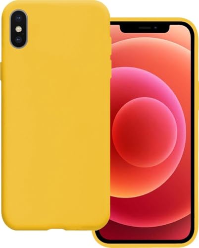 BASEY Hülle für iPhone XS Max Silikon Rückseiten-Cover - iPhone XS Max Silikonhülle - Gelb BASEY Hülle für iPhone XS Max Silikon Rückseiten-Cover - iPhone XS Max Silikonhülle - Gelb von BASEY