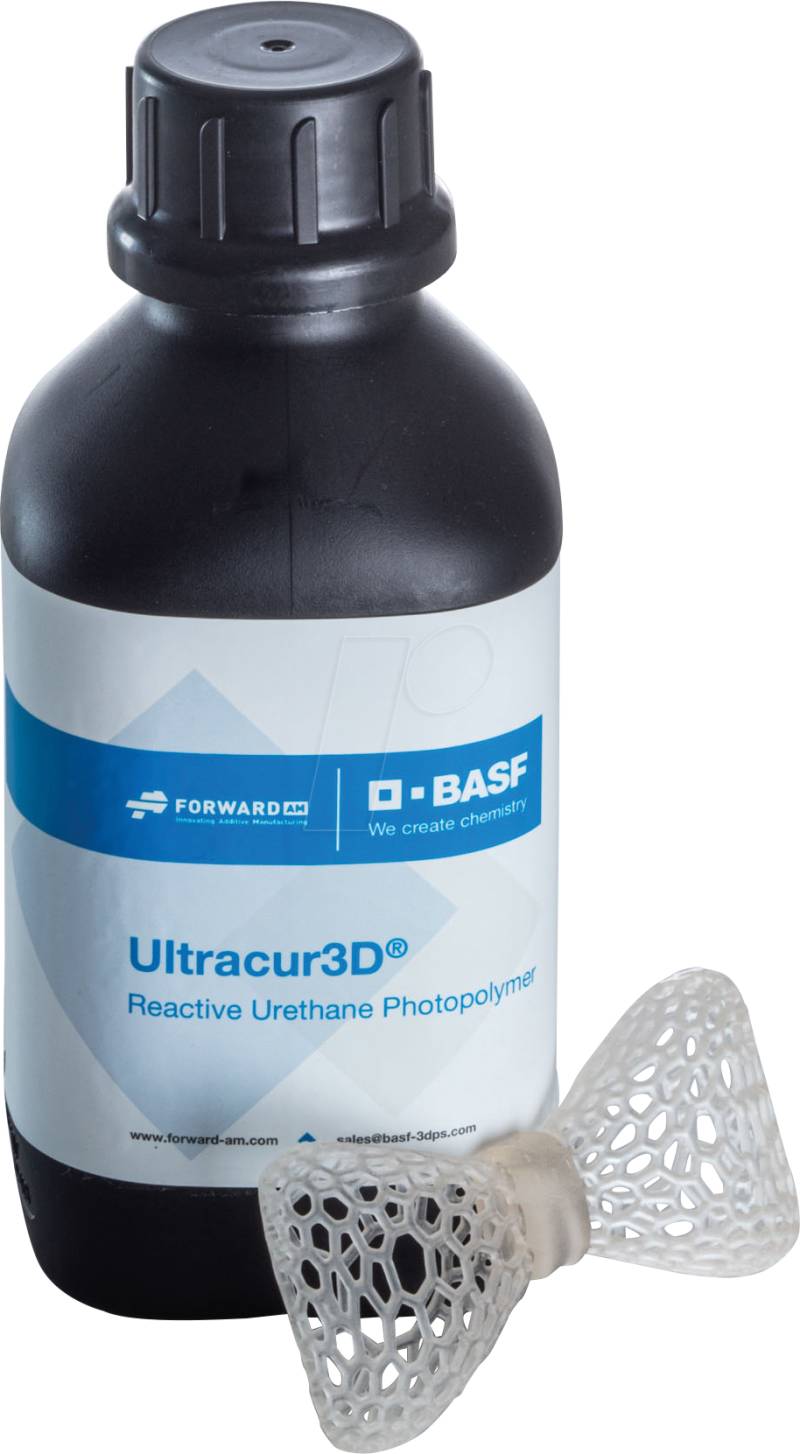 BASFU 1007-001 - 3D Druck, Kunstharz, Ultracur3D ST 80 Tough Resin, 1 kg von BASF Ultrafuse