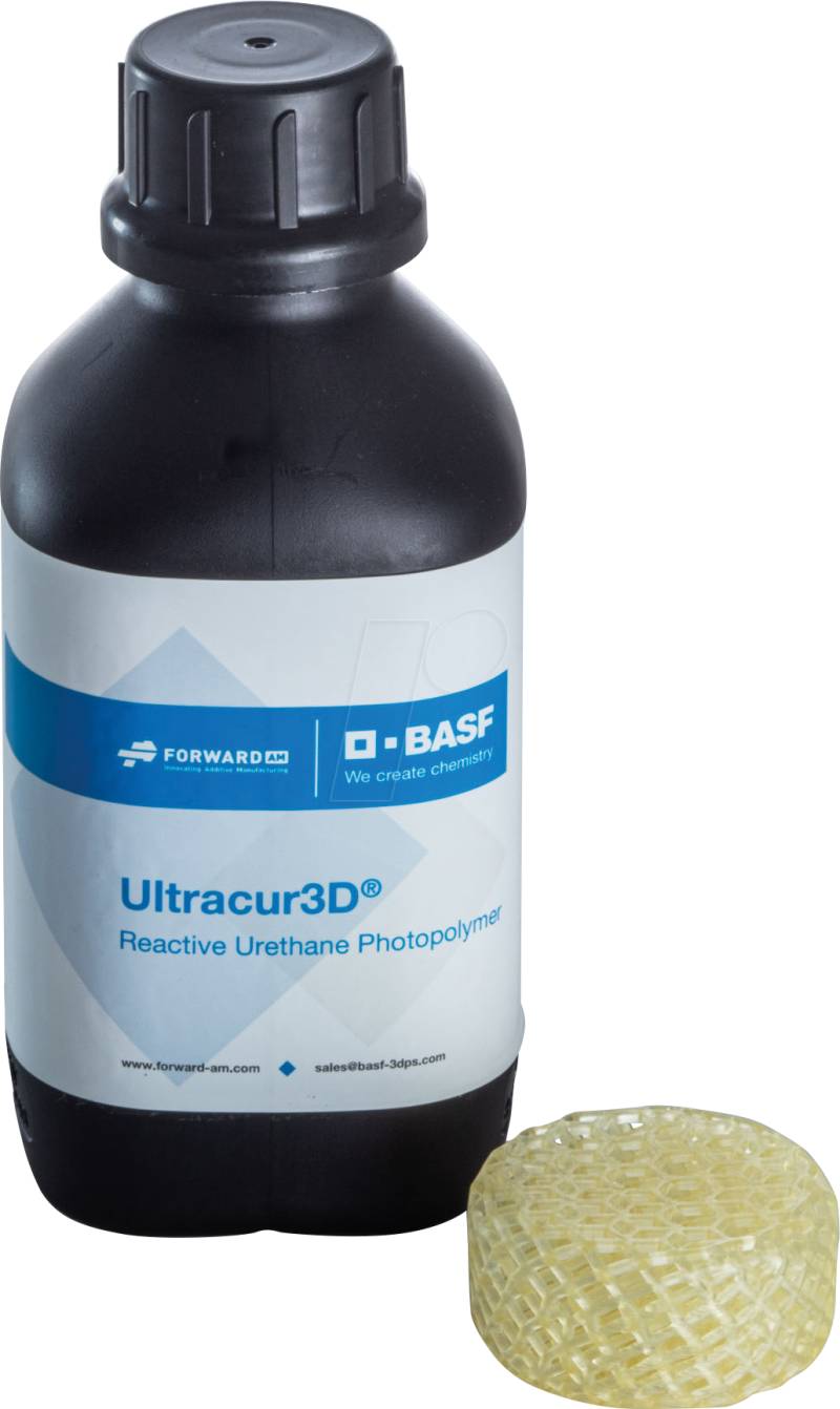 BASFU 1013-001 - 3D Druck, Kunstharz, Ultracur3D FL 300 Flexible Resin, 1 kg von BASF Ultrafuse