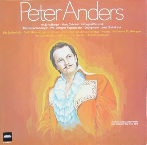 Peter Anders: Historische Aufnahmen aus den Jahren 1942-1946 - 2221491-7 - Vinyl Doppel-LP von BASF
