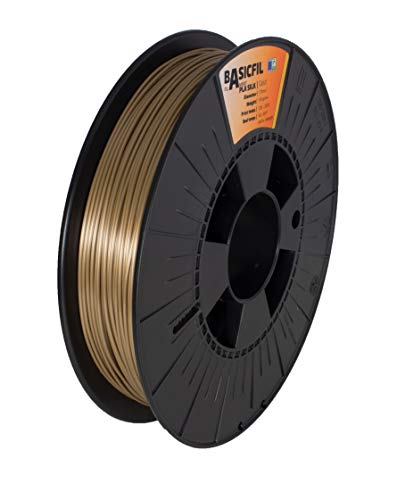 BASICFIL PLA SILK (3D Drucker Filament), 1.75mm, 500g, Gold von BASICFIL