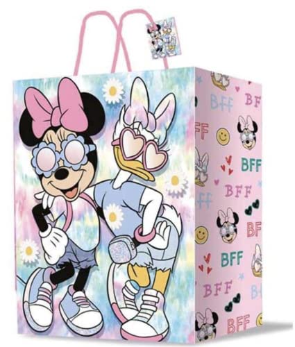 BASIKA - Geschenktasche Minnie 27 x 12 x 37 cm, Partyartikel, mehrfarbig (BAS02153) von BASIKA