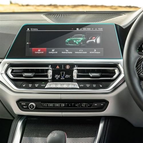 BASPHHH Automobilinnenraum Kompatibel Mit Serie 3 G20 G21 2020 2021 Autoradio GPS-Navigation Schutzfolie Gehärtetes Glas Displayschutzfolie HD-Bildschirmfolie (Color : RHD gps) von BASPHHH