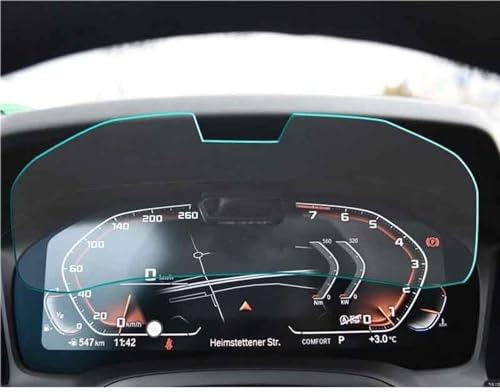 BASPHHH Automobilinnenraum Kompatibel Mit Serie 3 G20 G21 2020 2021 Autoradio GPS-Navigation Schutzfolie Gehärtetes Glas Displayschutzfolie HD-Bildschirmfolie (Color : With camera) von BASPHHH
