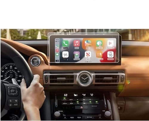 BASPHHH Automobilinnenraum Kompatibel mit LEXUS für GX460 2022 2023, Autoradio, GPS-Navigation, gehärtetes Glas, Displayschutzfolie, Innenzubehör, 10,3 Zoll von BASPHHH