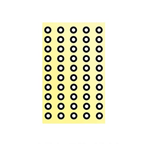 BASSFLY Referenzpunktmarkierungen, 1000 Stück Marker for 3D-Scannen 5,0 mm Referenzmarkierungspunkt Diffuse Reflexionsmarker for 3D-Scanner-Positionierungsziele für kompatible 3D-Scanner von BASSFLY
