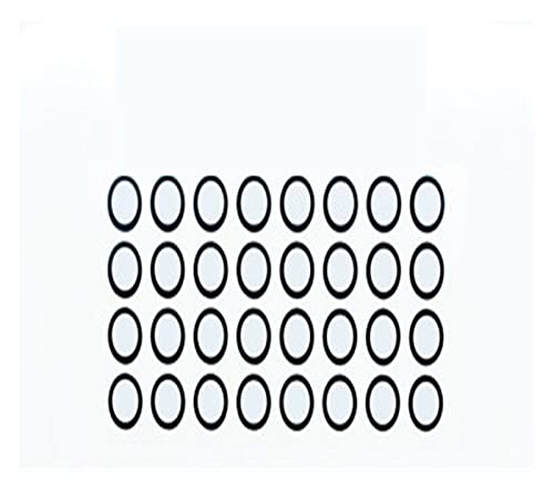 BASSFLY Referenzpunktmarkierungen, Handgehaltener 3D-Scanner Magnetischer 3D-Markierungspunkt Klebepunkt-Reflektor-Markierungspunkt für kompatible 3D-Scanner(9mm x 12mm) von BASSFLY