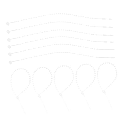 BATHVEVE 1Packung Transparente Verstellbare Sicherheits Tagging Verschlüsse Lange Kunststoff Perlen Kabelbinder für Etiketten für Einzelhandel Büro und Heimgebrauch BATHVEVE 1Packung Transparente Verstellbare Sicherheits Tagging Verschlüsse Lange Kunststoff Perlen Kabelbinder für Etiketten für Einzelhandel Büro und Heimgebrauch von BATHVEVE