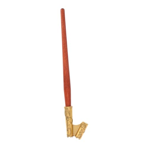 BATHVEVE Kalligraphie getauchte Stiftstange retro Kalligraphie Pen handhaben schräger Dip-Pen-Griff Brunnen Zubehör für die Kalligrafie-Übung Stifte zum Notieren Holz Golden von BATHVEVE