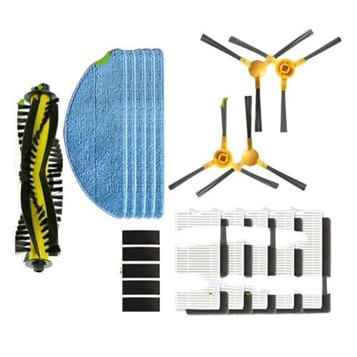 Kompatible Werkzeuge mit Robotic Staubsauger HEPA-Filter Seite Wichtigsten Pinsel Wisch Tuch für NEATSVOR X500 Orfeld x503 Roboter Staubsauger Zubehör von BATIVFLUG