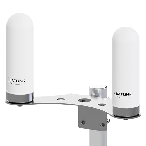 BATLINK MAO5GV1 Marine Grade (IP66) 5G Antenne - 9dBi Leistungsgewinn, für 5G und LTE geeignet, Multiband Rundstrahlantenne, Außenantenne (Weiß) von BATLINK