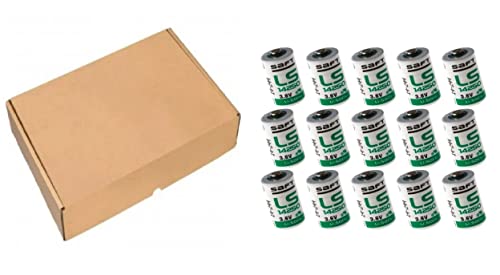 Lithium-Batterien, LS14250-1/2AA, 3,6 V, Saft, 15 Stück von BATTERIES SAFT