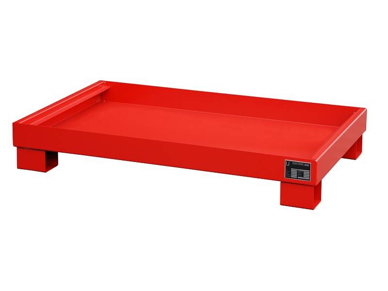 BAUER Südlohn BAUER Auffangwanne Stahl 6 x 60 Liter Fass, Feuerrot, 74 Liter von BAUER Südlohn
