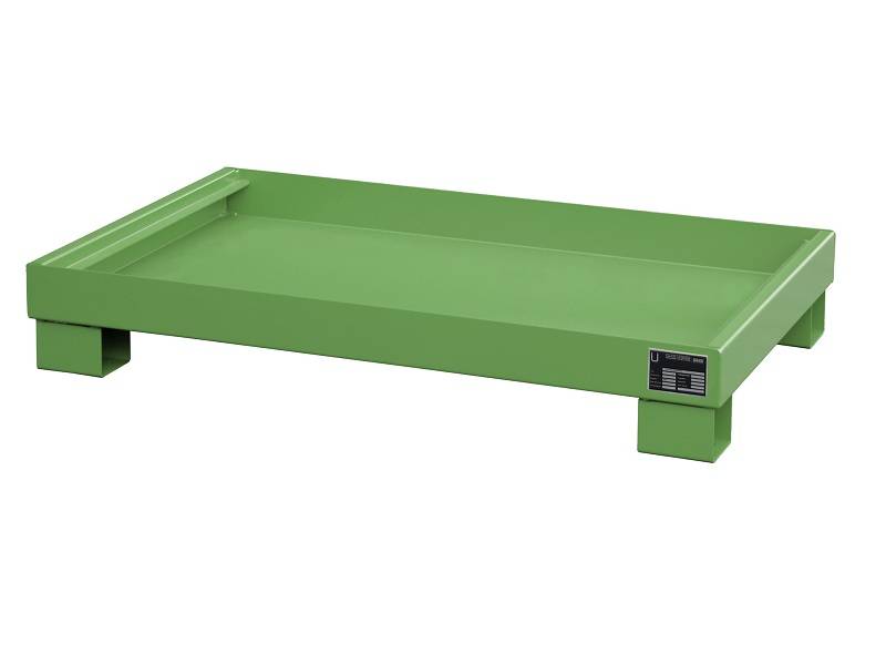 BAUER Südlohn BAUER Auffangwanne Stahl 6 x 60 Liter Fass, Resedagrün, 74 Liter von BAUER Südlohn