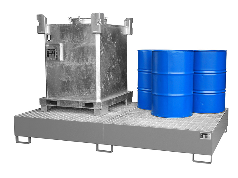 BAUER Südlohn BAUER Auffangwanne für 10 x 200 Liter Fässer Typ AW 1000-10F, Mausgrau, 1.000 Liter BAUER Südlohn BAUER Auffangwanne für 10 x 200 Liter Fässer Typ AW 1000-10F, Mausgrau, 1.000 Liter von BAUER Südlohn