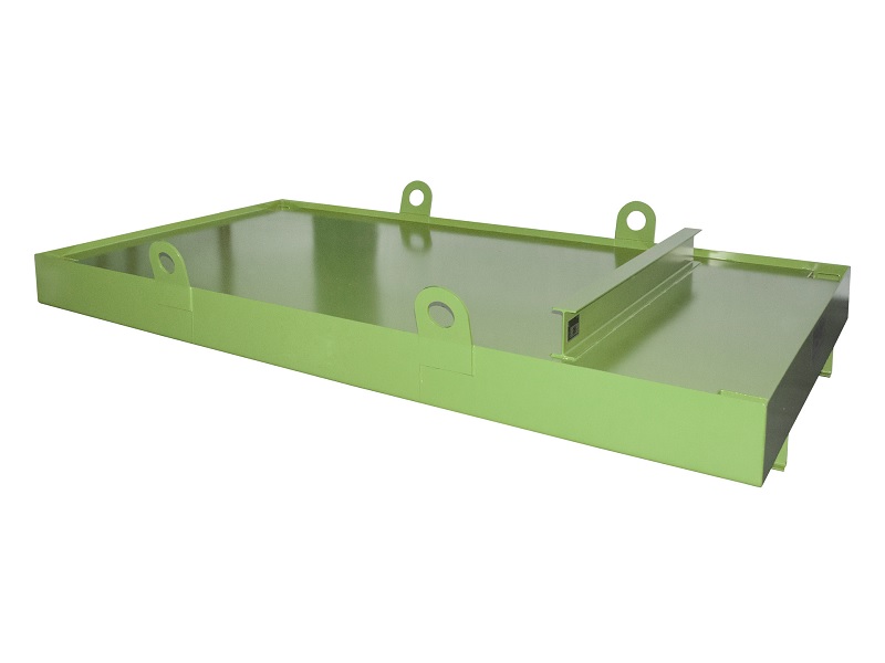 BAUER Südlohn BAUER Containerwanne CW 3 für Absetzcontainer 1.276 Liter, Resedagrün, 1.276 Liter von BAUER Südlohn