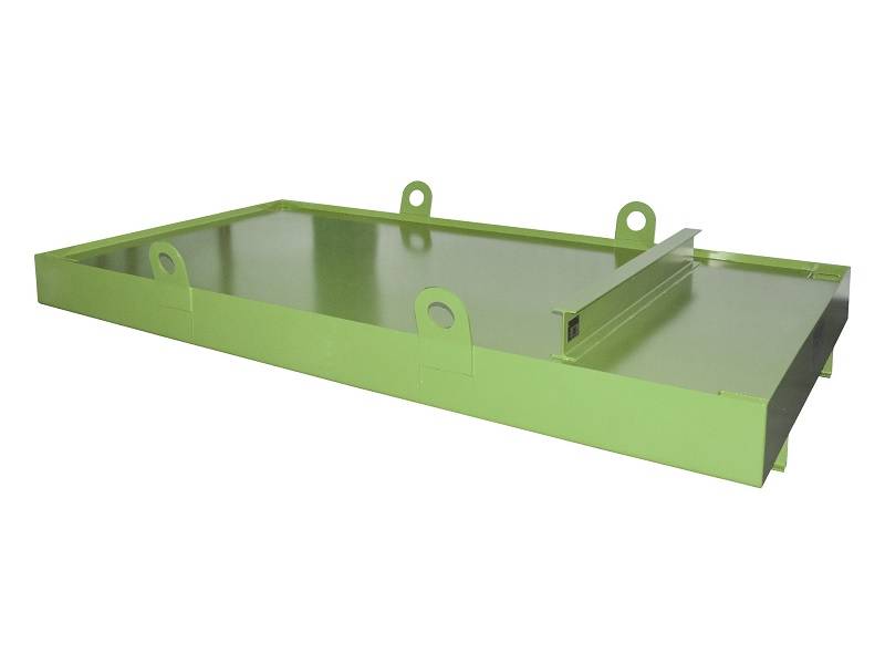 BAUER Südlohn BAUER Containerwanne CW 3 für Absetzcontainer 1.276 Liter, Resedagrün, 1.276 Liter von BAUER Südlohn