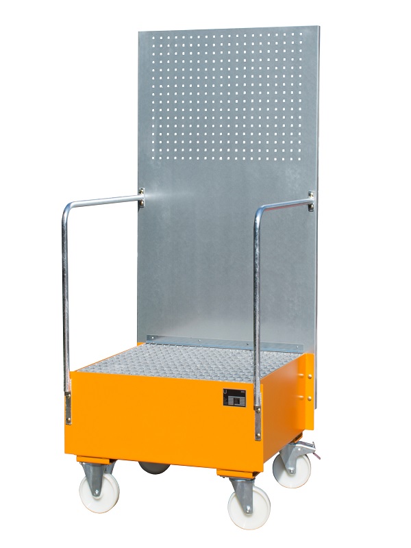 BAUER Südlohn BAUER Fahrbare Auffangwanne LPW 200-1 mit Lochplatte 200 l, Gelborange, 203 Liter BAUER Südlohn BAUER Fahrbare Auffangwanne LPW 200-1 mit Lochplatte 200 l, Gelborange, 203 Liter von BAUER Südlohn