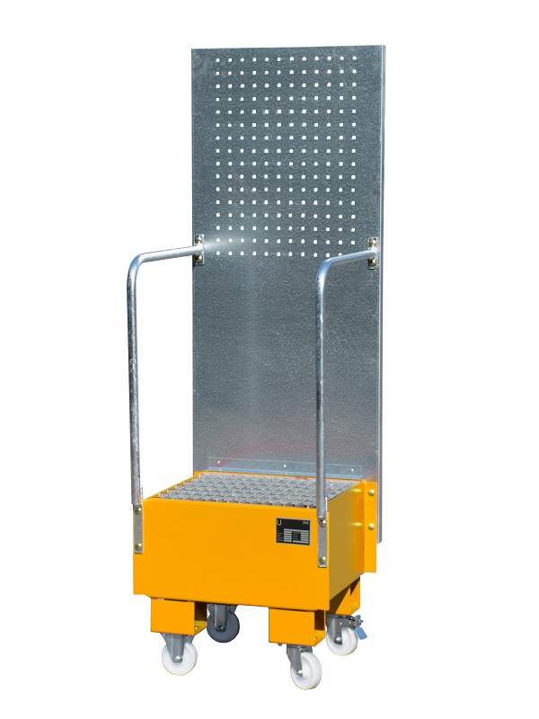BAUER Südlohn BAUER Fahrbare Auffangwanne LPW 60-1 mit Lochplatte 60 l, Gelborange, 60 Liter BAUER Südlohn BAUER Fahrbare Auffangwanne LPW 60-1 mit Lochplatte 60 l, Gelborange, 60 Liter von BAUER Südlohn