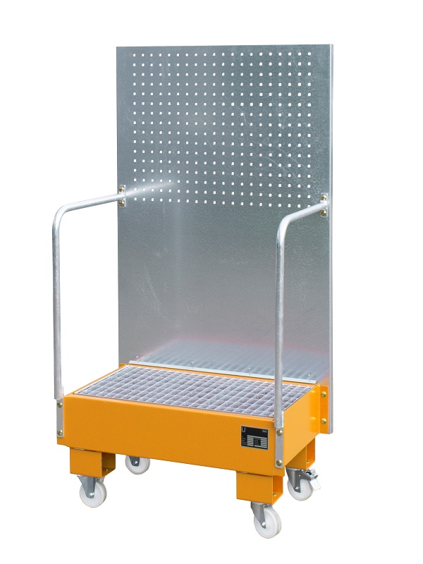 BAUER Südlohn BAUER Fahrbare Auffangwanne LPW mit Lochplatte 2 x 60 l, Gelborange, 60 Liter BAUER Südlohn BAUER Fahrbare Auffangwanne LPW mit Lochplatte 2 x 60 l, Gelborange, 60 Liter von BAUER Südlohn