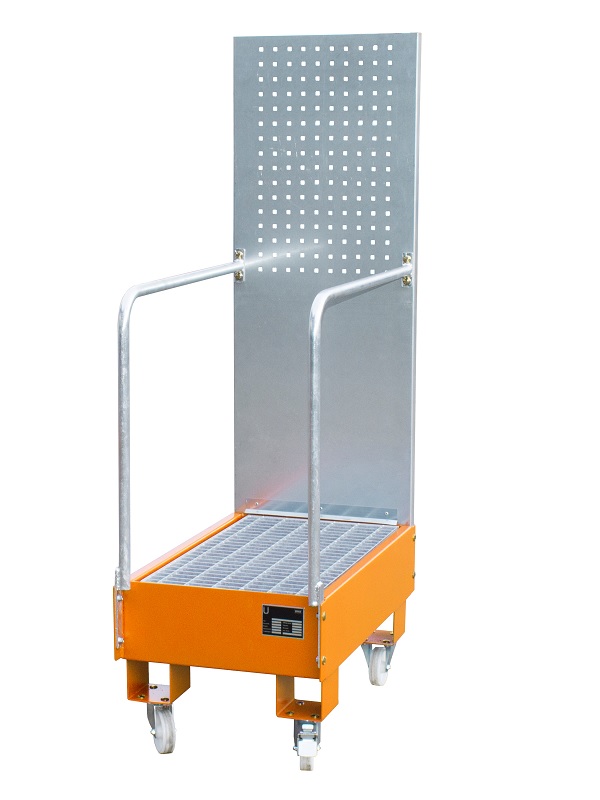 BAUER Südlohn BAUER Fahrbare Auffangwanne LPW mit Lochplatte 2 x 60 l, Gelborange, 60 Liter BAUER Südlohn BAUER Fahrbare Auffangwanne LPW mit Lochplatte 2 x 60 l, Gelborange, 60 Liter von BAUER Südlohn