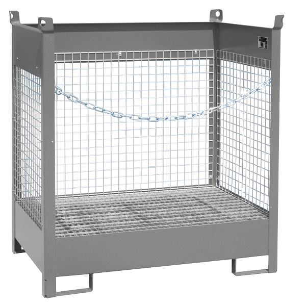 BAUER Südlohn BAUER Fass-Stapelpalette FSP-2-D mit Drahtgitter 2 x 200 Liter, Mausgrau, 210 Liter BAUER Südlohn BAUER Fass-Stapelpalette FSP-2-D mit Drahtgitter 2 x 200 Liter, Mausgrau, 210 Liter von BAUER Südlohn