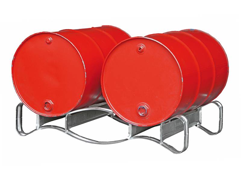 BAUER Südlohn BAUER Fasspalette FP-2 für 200 Liter Fässer, Ohne Auffangwanne von BAUER Südlohn