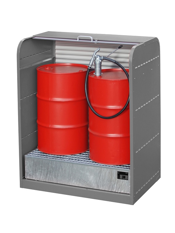 BAUER Südlohn BAUER Gefahrstoff-Rollladenschrank RSG-1 für 2 x 200 l Fässer, Mausgrau, 215 Liter BAUER Südlohn BAUER Gefahrstoff-Rollladenschrank RSG-1 für 2 x 200 l Fässer, Mausgrau, 215 Liter von BAUER Südlohn