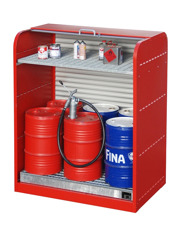 BAUER Südlohn BAUER Gefahrstoff-Rollladenschrank für 6 x 60 l Fässer, Feuerrot, 73 Liter45 Liter BAUER Südlohn BAUER Gefahrstoff-Rollladenschrank für 6 x 60 l Fässer, Feuerrot, 73 Liter45 Liter von BAUER Südlohn
