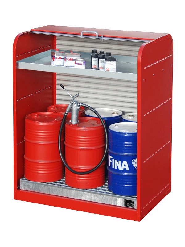 BAUER Südlohn BAUER Gefahrstoff-Rollladenschrank für 6 x 60 l Fässer, Feuerrot, 73 Liter45 Liter BAUER Südlohn BAUER Gefahrstoff-Rollladenschrank für 6 x 60 l Fässer, Feuerrot, 73 Liter45 Liter von BAUER Südlohn