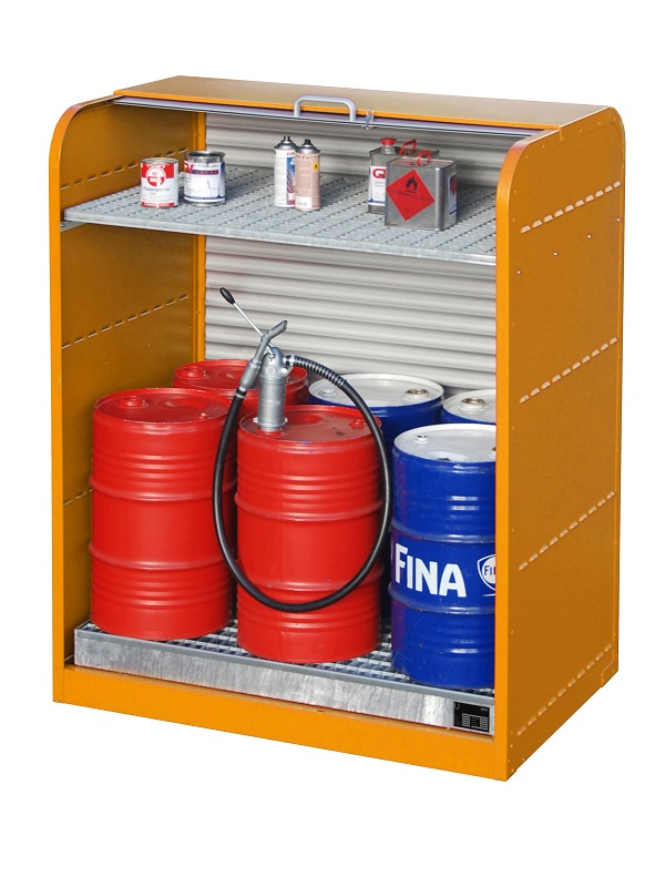 BAUER Südlohn BAUER Gefahrstoff-Rollladenschrank für 6 x 60 l Fässer, Gelborange, 73 Liter45 Liter BAUER Südlohn BAUER Gefahrstoff-Rollladenschrank für 6 x 60 l Fässer, Gelborange, 73 Liter45 Liter von BAUER Südlohn