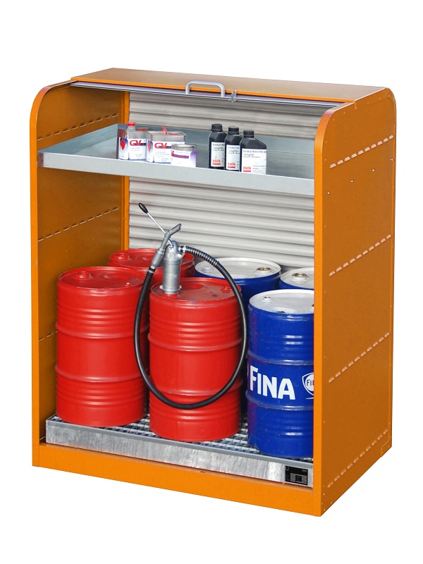 BAUER Südlohn BAUER Gefahrstoff-Rollladenschrank für 6 x 60 l Fässer, Gelborange, 73 Liter45 Liter BAUER Südlohn BAUER Gefahrstoff-Rollladenschrank für 6 x 60 l Fässer, Gelborange, 73 Liter45 Liter von BAUER Südlohn