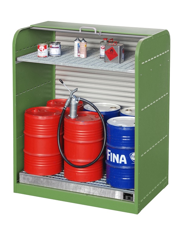 BAUER Südlohn BAUER Gefahrstoff-Rollladenschrank für 6 x 60 l Fässer, Resedagrün, 73 Liter45 Liter BAUER Südlohn BAUER Gefahrstoff-Rollladenschrank für 6 x 60 l Fässer, Resedagrün, 73 Liter45 Liter von BAUER Südlohn