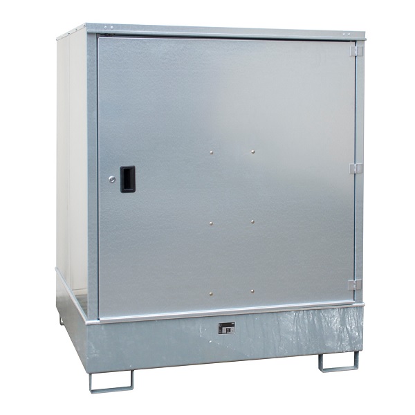 BAUER Südlohn BAUER Gefahrstoffschrank GS-3 für 4 x 200 Liter Fass, Feuerverzinkt, 468 Liter von BAUER Südlohn
