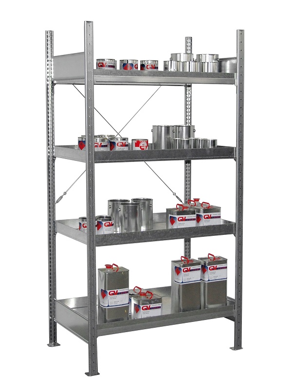 BAUER Südlohn BAUER Kleingebinderegal 4 x 30 Liter, Grundregal, 120 Liter BAUER Südlohn BAUER Kleingebinderegal 4 x 30 Liter, Grundregal, 120 Liter von BAUER Südlohn