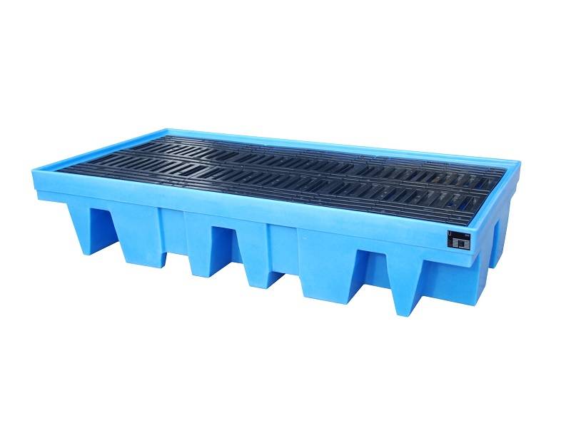 BAUER Südlohn BAUER PE Auffangwanne WP-PE 8/11 für Fässer und IBC, 1.000 Liter von BAUER Südlohn