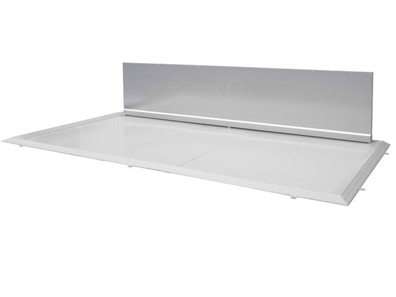 BAUER Südlohn BAUER Tankabfüllplatz KPS 2 266 Liter mit Spritzschutzwand, 50 mm x 2.500 mm x 5.000 mm von BAUER Südlohn