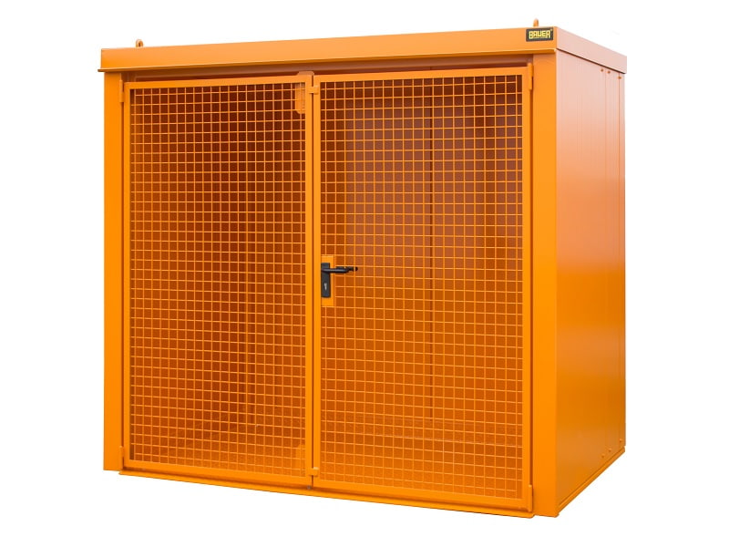 BAUER Südlohn Gasflaschen Container TYP GFC-B, Gelborange, 45 x Ø 230 mm BAUER Südlohn Gasflaschen Container TYP GFC-B, Gelborange, 45 x Ø 230 mm von BAUER Südlohn